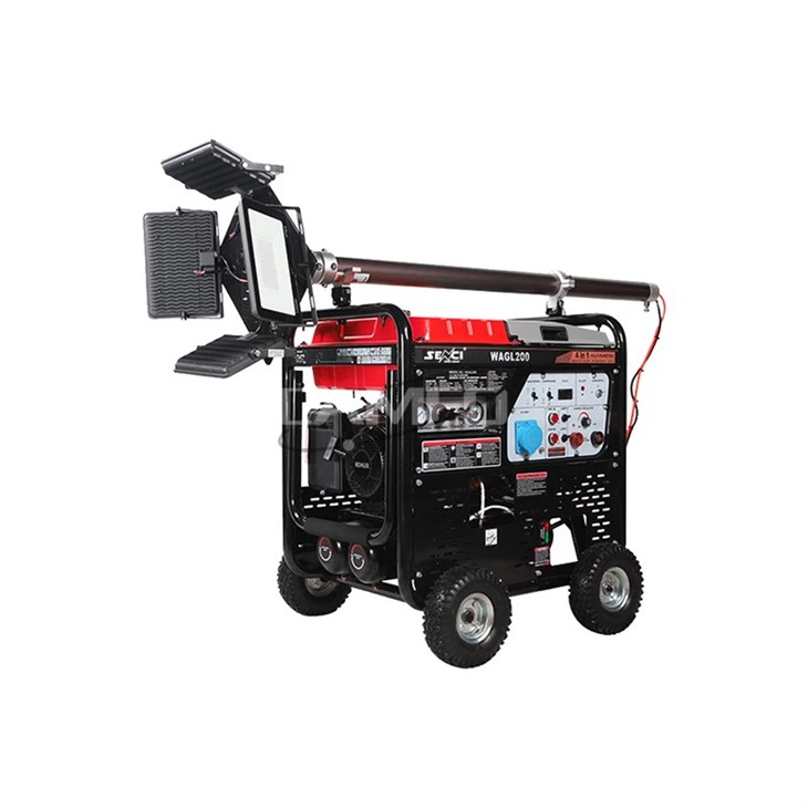 4 in 1 Engine Driven Welder & Generator & Air Compression & LED Lighting